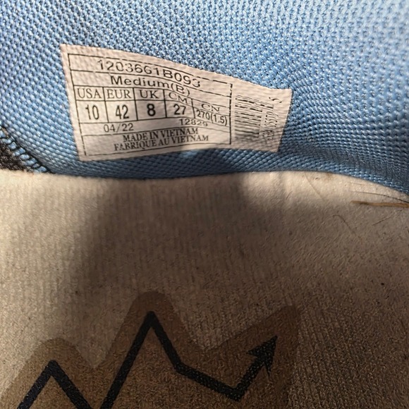 Brooks Caldera 6 Women's Trail Running Shoes Gray Blue Pink 10 - Picture 8 of 8